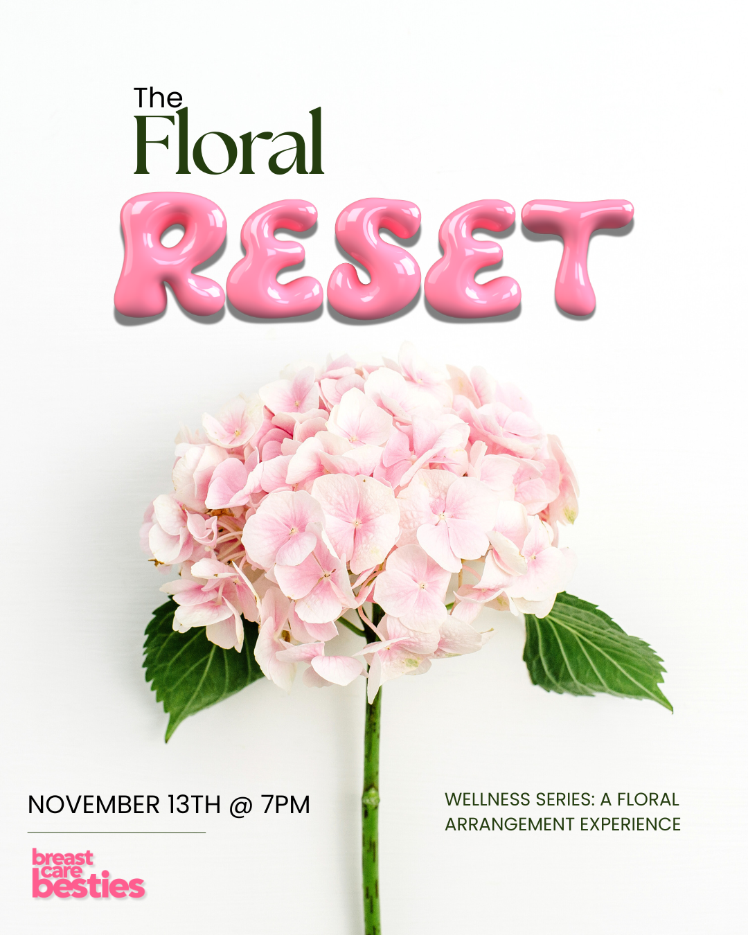 Wellness Series: A Floral Arrangement Experience